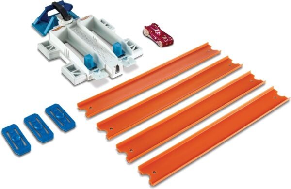 Hot Wheels Track Builder 2-Lane Launcher Playset Kit Toy Fun