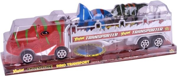 Wild Republic T-Rex Truck, Gifts for Kids, Imaginative Play Toy, Triceratops &