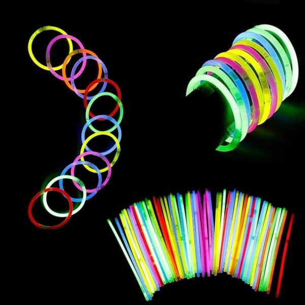 TSY TOOL Glow Sticks Bulk Party Favors 200pk 8 Glowsticks Total 400