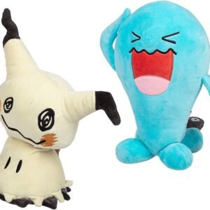Wicked Cool Toys Pokmon 12 Wobuffet and Mimikyu Plush Stuffed Animals, Set