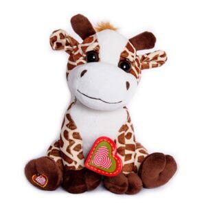 My Babys Heartbeat Bear - Giraffe Stuffed Animal w/ 20 sec Voice