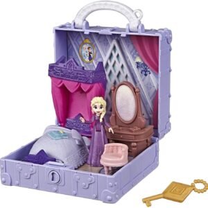 Disney Frozen Pop Adventures Elsas Bedroom Pop-Up Playset with Handle, Including Elsa