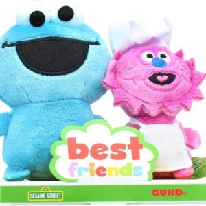 GUND - Sesame Street BFF Set, 4 Cookie Monster and Gonger