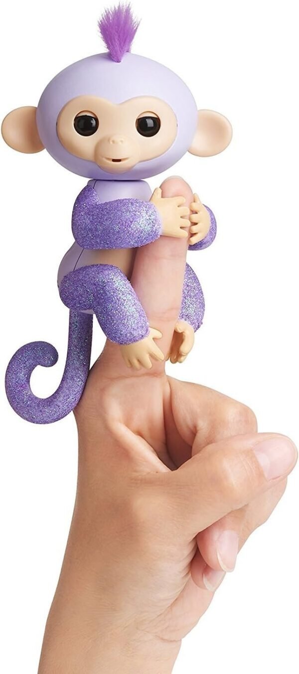 Fingerlings Glitter Monkey - KIKI - Purple Glitter Kit Toy