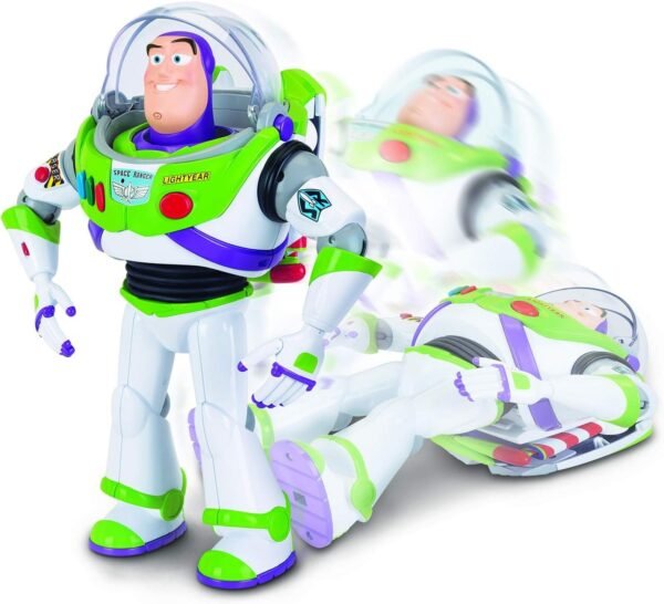 Toy Story 4 Disney Pixar Buzz Lightyear with Interactive Drop-Down Action