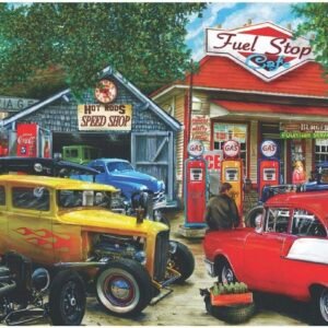 Springbok 1000 Piece Jigsaw Puzzle Hot Rod Cafe Kit Toy
