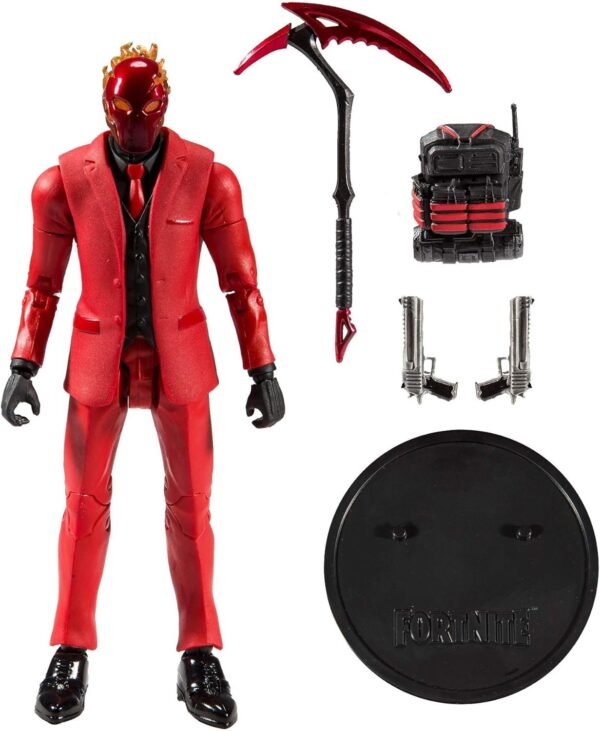 McFarlane Toys Fortnite Inferno Premium Action Figure, Multi Kit Toy