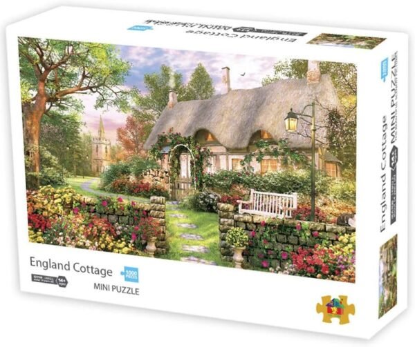 1000 Piece Puzzles for Adults Kids VteePck Jigsaw Puzzle England Cottage Funny