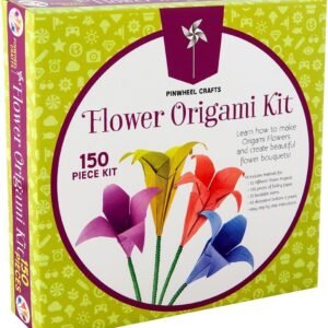 Kids Origami Paper Folding Kit Girls Multi Color Foldable Paper Sheets For