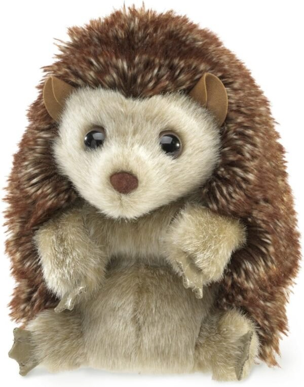 Folkmanis Hedgehog Hand Puppet Kit Toy Fun Kids Pack Set