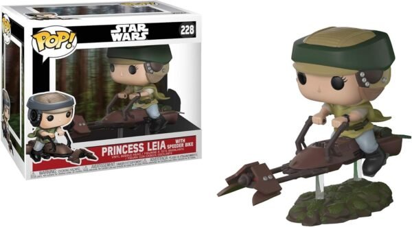 Funko Pop Deluxe Leia on Speeder Bike Collectible Vinyl Figure Styles May