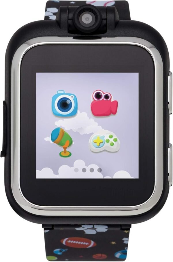 iTouch Playzoom Kids Smart Watch with Digital Camera and Video Recorder Black