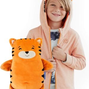 Cubcoats Tomo The Tiger - 2-in-1 Transforming Hoodie and Soft Plushie -