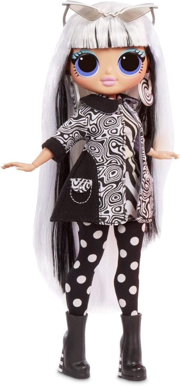 L.O.L. Surprise O.M.G. Lights Groovy Babe Fashion Doll with 15 Surprises