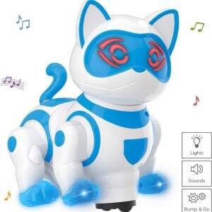 Vokodo Pet Robotic Dance Cat Interactive Kids Toy Kitty Walks Meows Sits