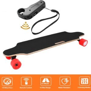 shaofu Electric Skateboard Youth Electric Longboard with Wireless Remote Control, 12 MPH