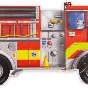 Melissa & Doug Fire Truck Jumbo Jigsaw Floor Puzzle 24 pieces, 4