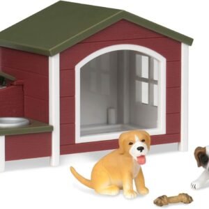 Terra by Battat Dog House Toy Dog Figure Playset for Kids 3-Years-Old