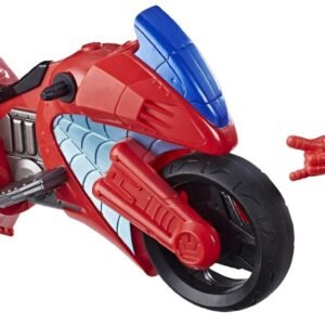 Super Hero Adventures Sha Mega Mini Motorcycle Spiderman Kit Toy