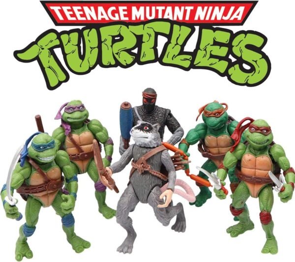 Genericc Ninja Turtles 6 PCS Set - Mutant Turtles Action Figure -