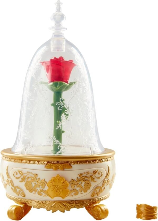Disney Beauty & The Beast Live Action Enchanted Rose Jewelry Box Toy