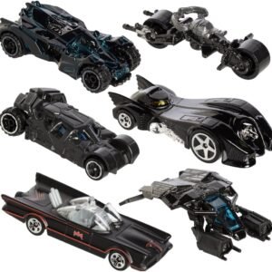 Hot Wheels, 2015 Batman, Bundle Set of 6 Exclusive Die-Cast Vehicles