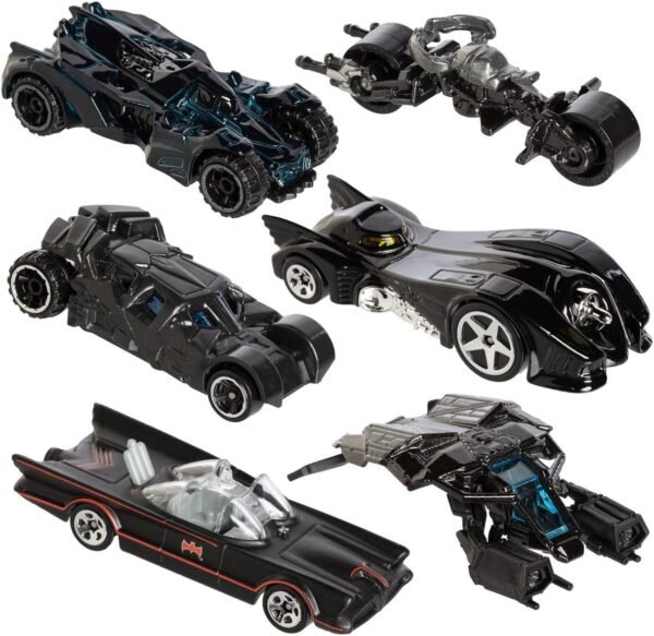 Hot Wheels, 2015 Batman, Bundle Set of 6 Exclusive Die-Cast Vehicles