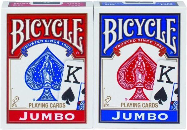 Bicycle Jumbo Playing Cards Kit Toy Fun Kids Pack Set