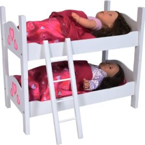 Bunk Bed for Twin Dolls fits 18 Inch Dolls Kit