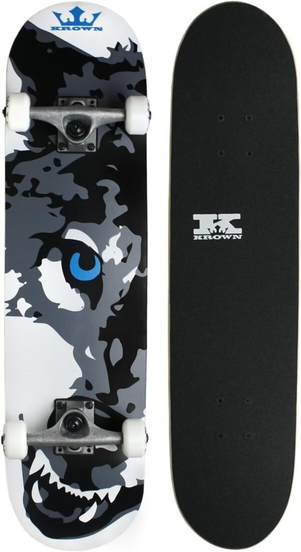 Krown Rookie Skateboard Complete 7.5 Kit Toy Fun Kids Pack