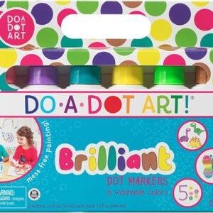 Do A Dot Art Markers Brilliant Washable 6 pack, The Original Dot
