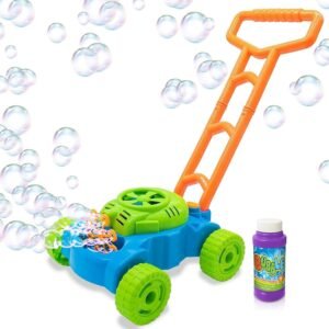 ArtCreativity Bubble Lawn Mower - Electronic Bubble Blower Machine - Fun Bubbles