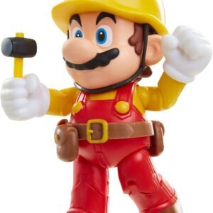 World of Nintendo 4 Maker Mario with Utility Belt Toy Figure