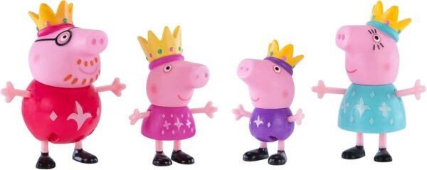 Peppa Pig Royal Family 4-Figure Pack Kit Toy Fun Kids