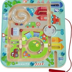 HABA Town Maze Magnetic Game Developmental STEM Activity Encourages Fine Motor Skills
