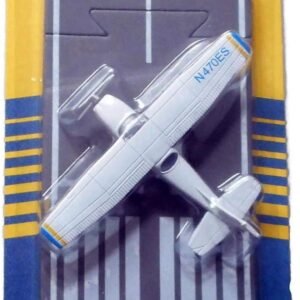 Runway24 RW065 Cessna 172 2000 Skyhawk White Blue 187 Scale Diecast with