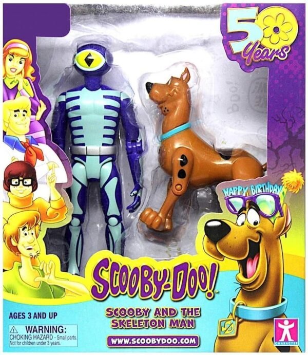 Scooby-Doo 50th Anniversary Twin Figure Pack Exclusive - Scooby and The Skeleton