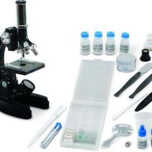 Educational Insights GeoSafari Micropro 48-Piece Microscope Set, Prepared Slides, Instruction and Activity