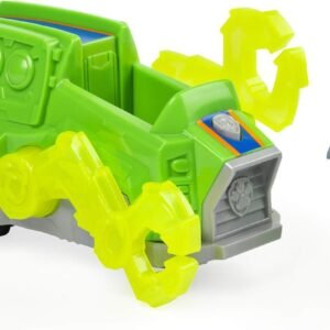 Paw Patrol, Mighty Pups Charged Up Rockys Deluxe Vehicle with Lights and