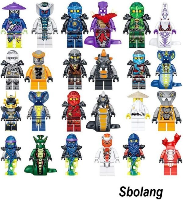 Sbolang Ninjago Mini Figures Kai Jay Sensei Wu Master Building Blocks Toys