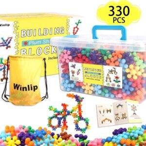 330 pcs Building Blocks, Educational Building Toys Stem Toys Building Discs Sets
