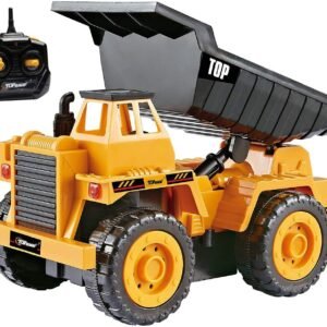 Top Race 5 Channel Fully Functional Remote Control Construction Truck Kids Size