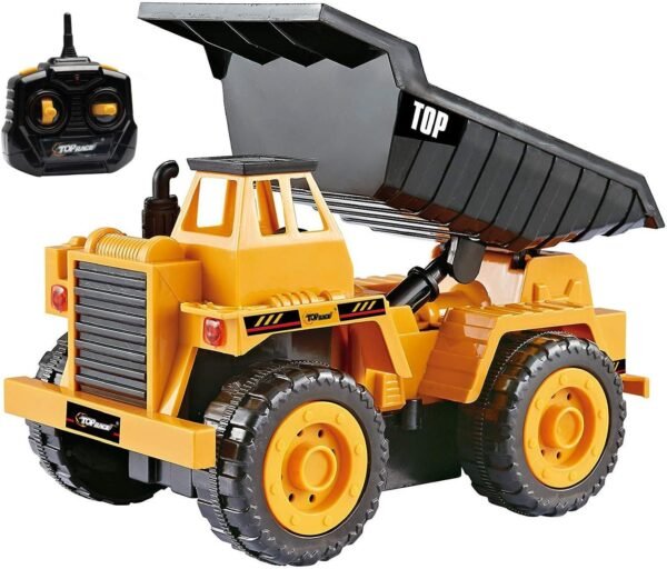 Top Race 5 Channel Fully Functional Remote Control Construction Truck Kids Size
