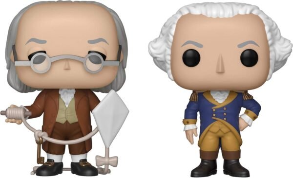 Funko Icons Pop History Collectors Set - Benjamin Franklin, George Washington