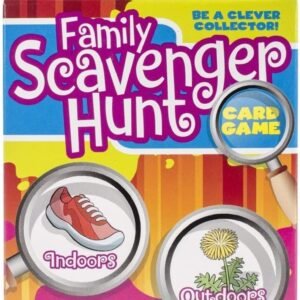 Family Scavenger Hunt Card Game by Outset Media- Travel Friendly Indoor and