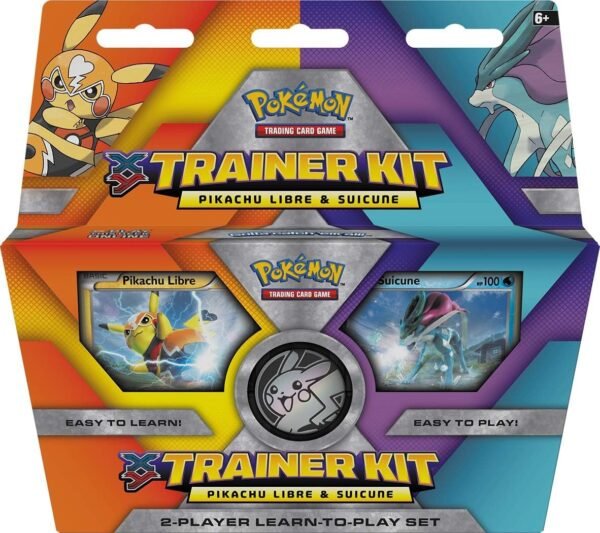 Pokemon TCG XY Trainer Kit-Pikachu Libre and Suicune 2-Player Learn-to-Play Set Discontinued