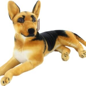 JESONN Realistic Stuffed Animals German Dog Shepherd Plush Toys 18.9 Inch
