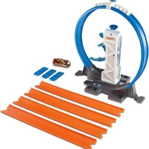 Hot Wheels Track Builder Loop Launcher Playset Kit Toy Fun