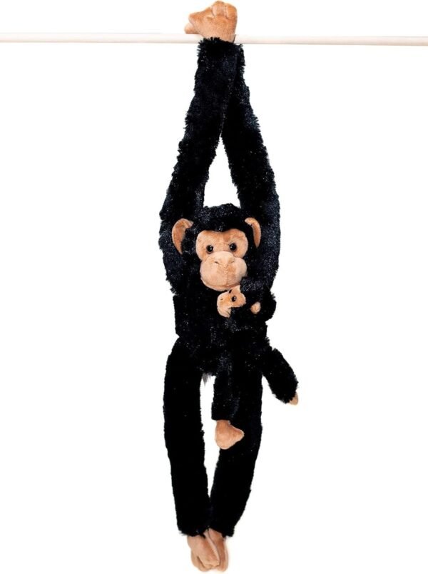32-Inch Hanging Monkey Stuffed Animal With Baby - Monkey Toy with Specially