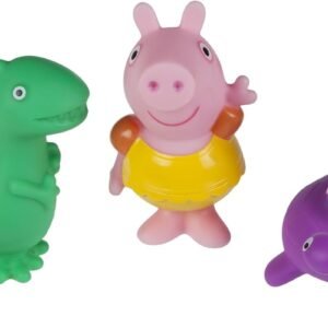 Peppa Pig Bath Squirters Peppa, George, Dino Kit Toy Fun